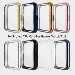 เคส Huawei watch fit 2 TPU นิ่มครอบเต็มหน้าปัดสวยงามมีหลายสี