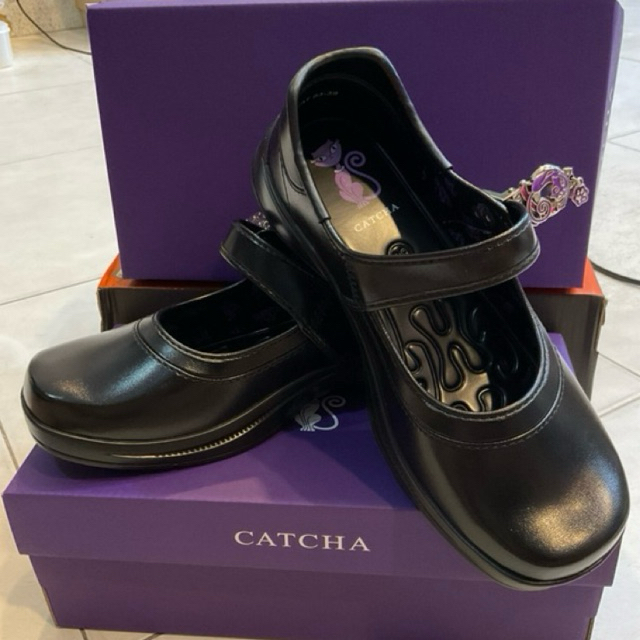 รองเท้านักเรียน CATCHA สีดำ รองเท้านักเรียนหญิงใหม่ล่าสุด