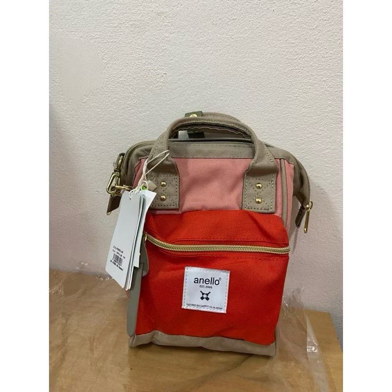กระเป๋าสะพายข้าง Anello สีทูโทนของแท้ มือ1 ส่งต่อ ซื้อจาก official คะ