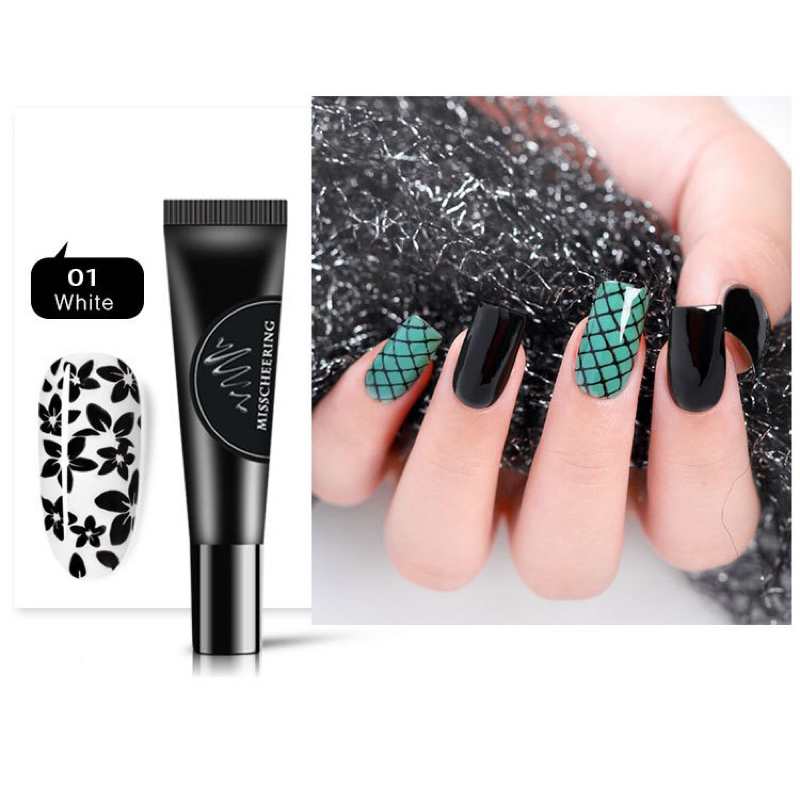 สีปั้มลายเล็บ แบบเจลต้องเข้าอบ Misschering - รูปที่ 3