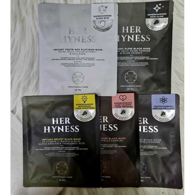 ✨️แท้จาก King Power ✨️ มาส์กชีท HER HYNESS Mask 1 แผ่น