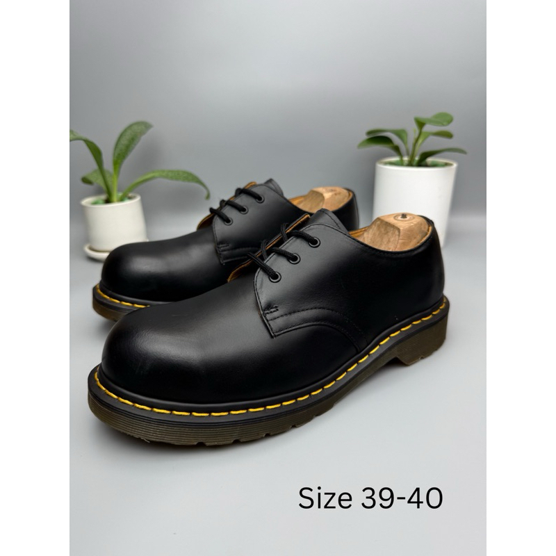 Sz.39-40 Dr.Martens 1925 หัวเหล็ก มือสองของแท้ รองเท้าหนังหัวเหล็ก
