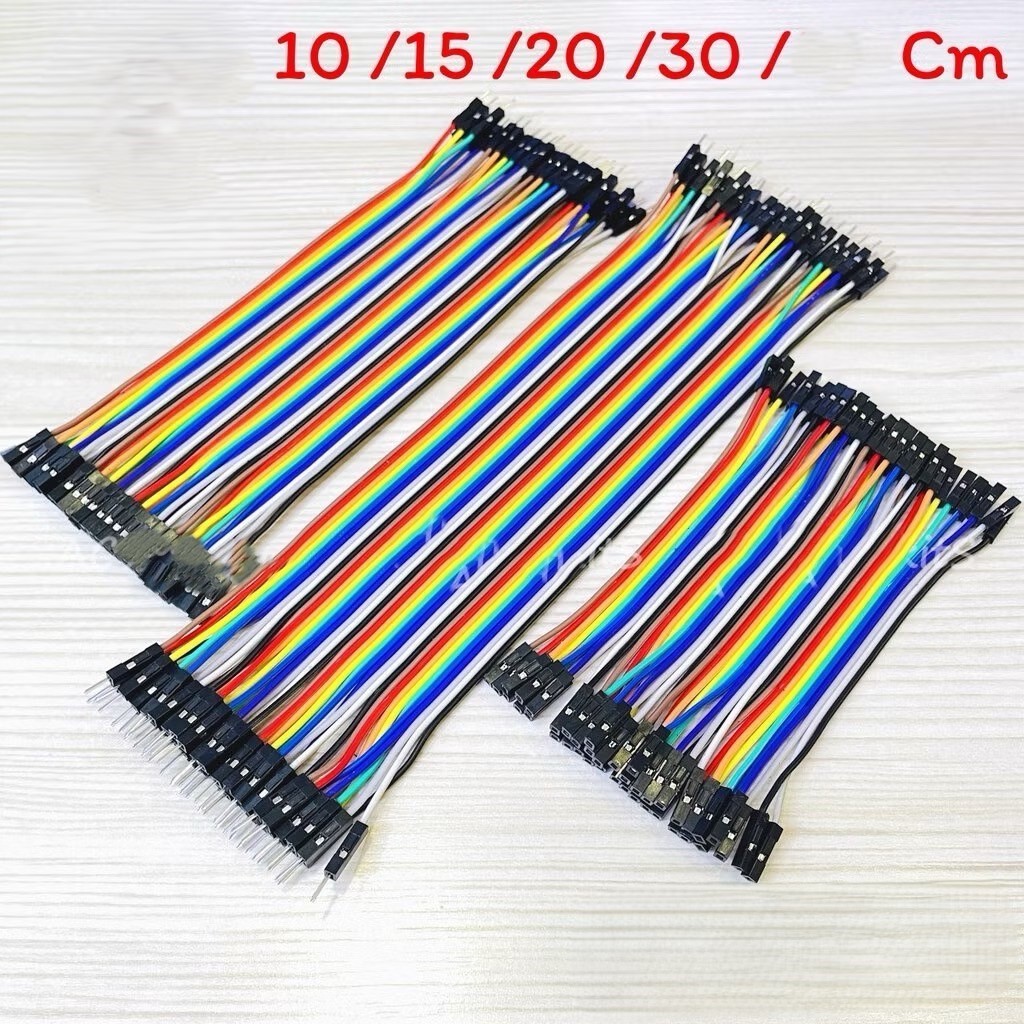 สายจั๊มเปอร์ Jumper Arduino สายจัมเปอร์ 10/15/20/30/ CM ผู้-ผู้ ผู้-เมีย เมีย-เมีย 40เส้น L288