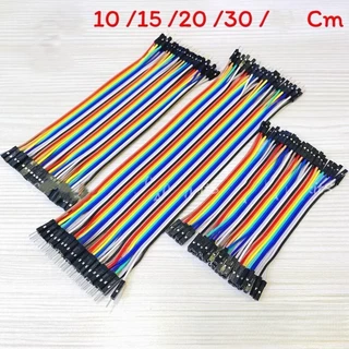 สายจั๊มเปอร์ Jumper Arduino สายจัมเปอร์ 10/15/20/30/ CM ผู้-ผู้ ผู้-เมีย เมีย-เมีย 40เส้น L288