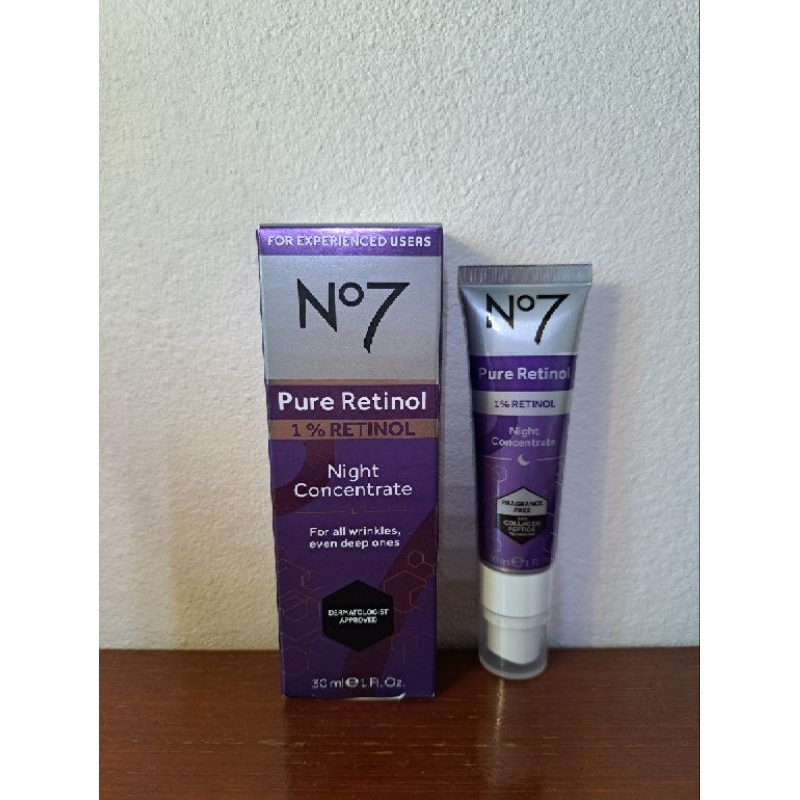 No7 Pure Retinol 1% Retinol Night Concentrate 30 ml