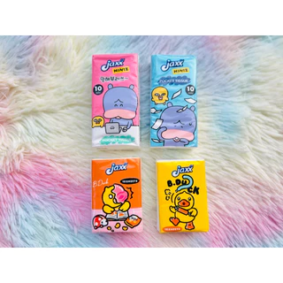 Jaxx แจ็กซ์ NINIZ กระดาษทิชชู่แบบพกพา ยกแพ็ค 8 ห่อ ทิชชู่พกพา ทิชชู่ห้องน้ำ ทิชชู่แห้ง