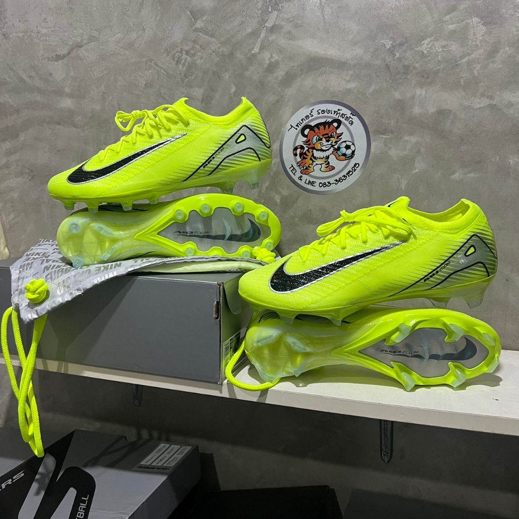 Nike Mad Voltage Pack  Zoom Mercurial Vapor16 Elite FG และ AG รองเท้าฟุตบอล ไนกี้ ตัวท็อป ของแท้มือ1