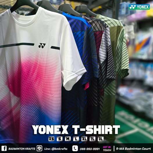 เสื้อแบดมินตัน Yonex Unisex Round Neck Shirt