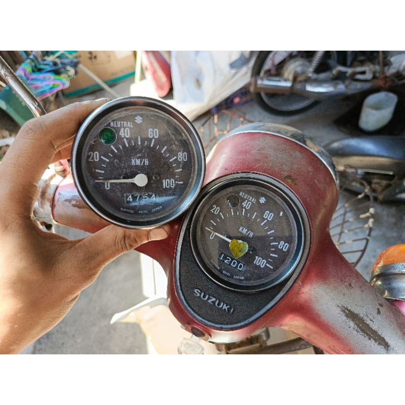 เรือนไมล์ Suzuki Fr80ss แท้มือสองญี่ปุ่นใช้งานได้ปกติ