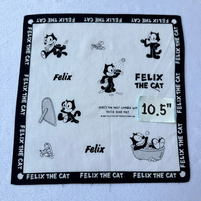 Felix the cat ผ้าเช็ดหน้า  ฟิลิกส์เดอะแคท