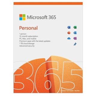 [ESD ส่งคีย์ทางอีเมล] Microsoft 365 Personal (12 Month) ลิขสิทธิ์แท้ 100%