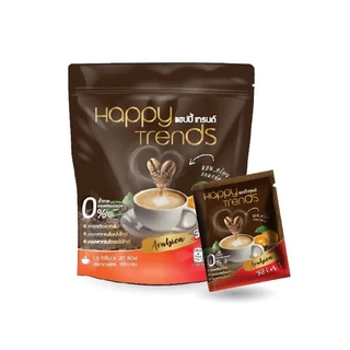 1 ถุง (มี 20 ซอง) แฮปปี้ เทรนด์ กาแฟปรุงสำเร็จ ผสมคอลลาเจน 32in1 Happy Trends Coffee