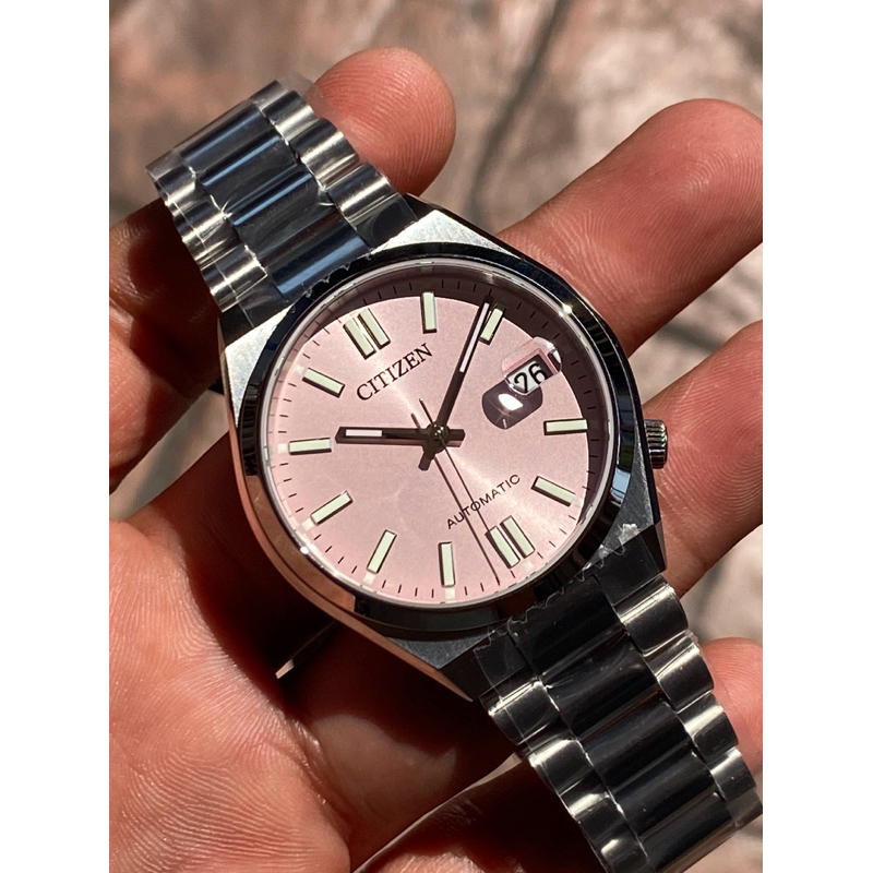 นาฬิกาข้อมือ Citizen TSUYOSA 37mm Pink Dial Stainless Steel Bracelet NJ0200-50Z