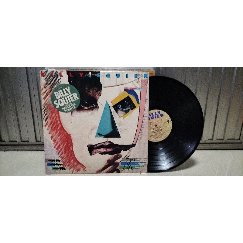 แผ่นเพลงสากล Billy Squier contains Rock Me Tonite ปกvg/vg++ราคา250
