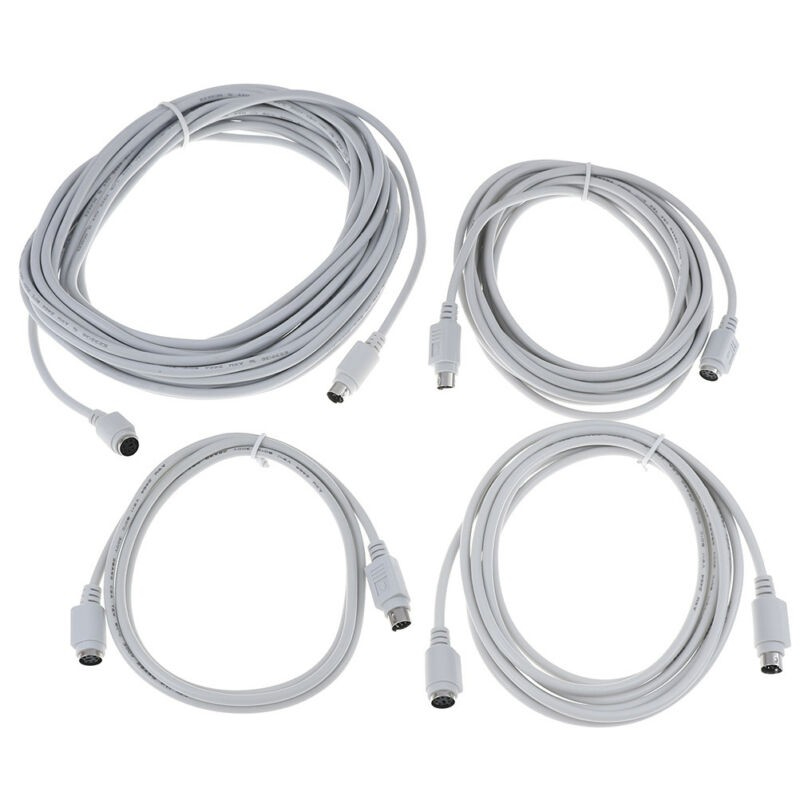 สายแปลง Mini DIN 6Pin Splitter Y PS2/ สำหรับ Keyboard หรือ Mouse แบบ PS2  Male to Female Cable 1.5M /3 M/5 M/10M