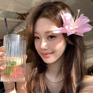 🌼พร้อมส่งจากไทย🌼AD-02กิ๊บติดผมดอกไม้ใส่เที่ยวทะเลสไตล์ฤดูร้อน กิ๊บติดผมดอกไม้