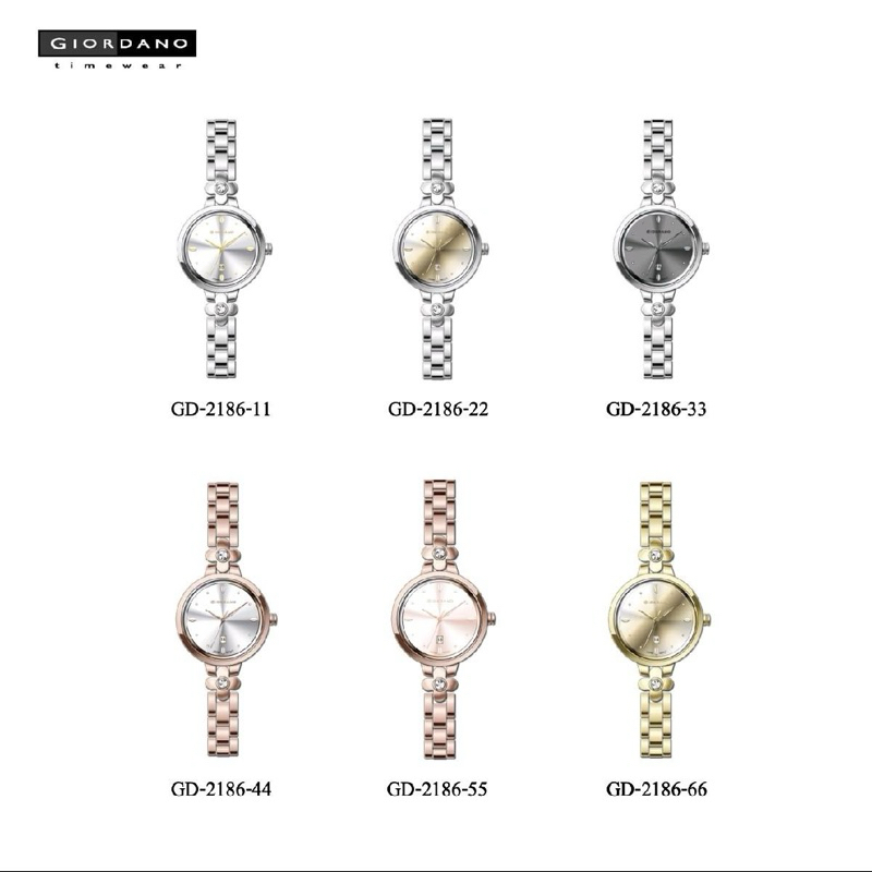Giordano นาฬิกาข้อมือ รุ่น 2186 สำหรับผู้หญิง ราคา ถูกที่สุด ดีลบีเคเค แกลเลอรีภาพที่ 8