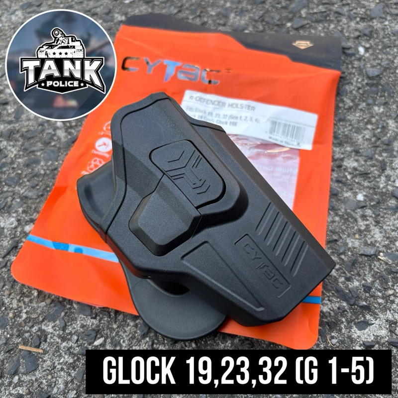 ซองพกนอก Glock19,23,32 Gen 1,2,3,4 ขวา Cytac