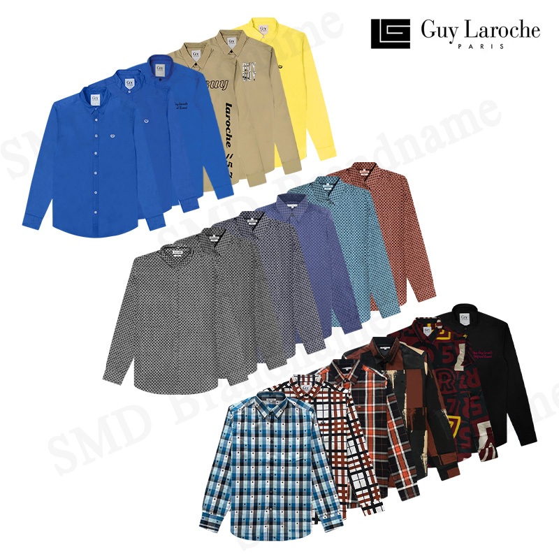 Guy Laroche เสื้อเชิ้ตแขนยาว สำหรับคุณผู้ชายผู้หญิง สินค้าจากชอป ของแท้ 100%