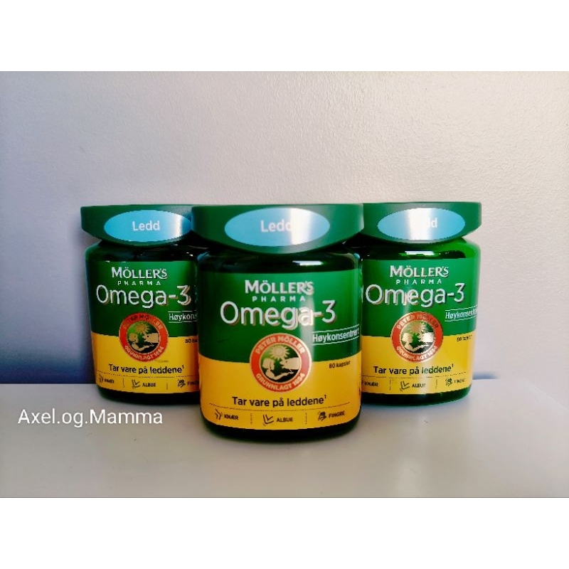 พร้อมส่ง Moller's Pharma Omega 3 DHA น้ำมันตับปลาจากนอร์เวย์ fish oil Norway เข้มข้น พรีเมี่ยม (สูตร