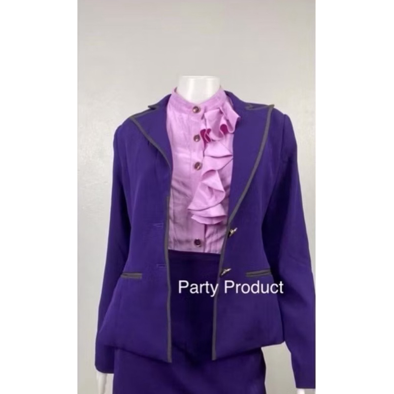 สูท scb กระดุมใบโพ มือ 2 สภาพ90% ไหล่ 15 อก38 สำหรับึนที่มีอกจริง 34-35 ใส่ได้