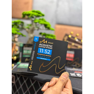 สายกีต้าร์โปร่ง Most เคลือบกันสนิม PHOSPHOR BRONZE ACOUSTIC GUITAR STRINGS