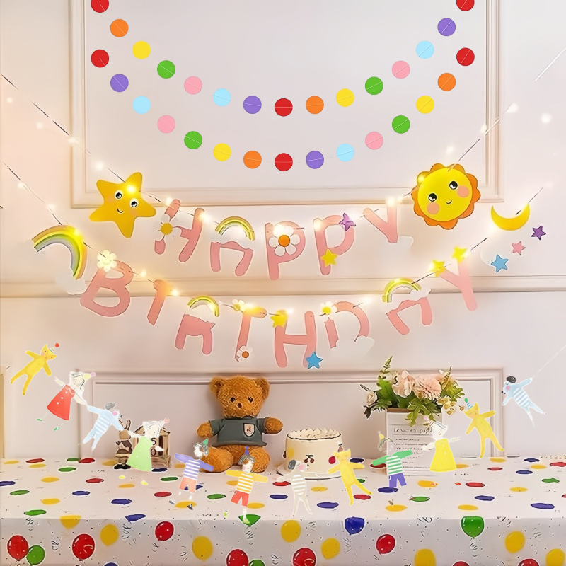 ธงวันเกิด ธงประดับงานวันเกิด ธง การรวม Happy Birthday พร้อมส่งในไทย