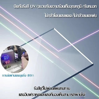 PC แผ่นอะคริลิคใส แผ่นหลังคา สีใสดัดโค้งได้แผ่นอะคริลิค เคลียร์สต๊อค แผ่นอคีลิค แผ่นพลาสติกใส อคริลิคหนา แผ่นอะคริลิคใส