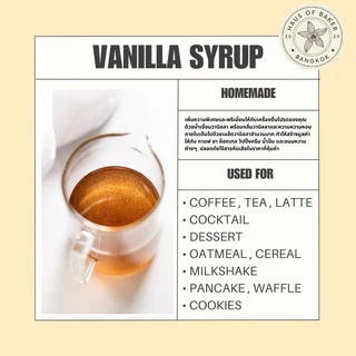 Vanilla Syrup French Recipe 🇫🇷 น้ำเชื่อมวานิลลาแท้ พร้อมเมล็ดวานิลลาจากมาดากัสการ์
