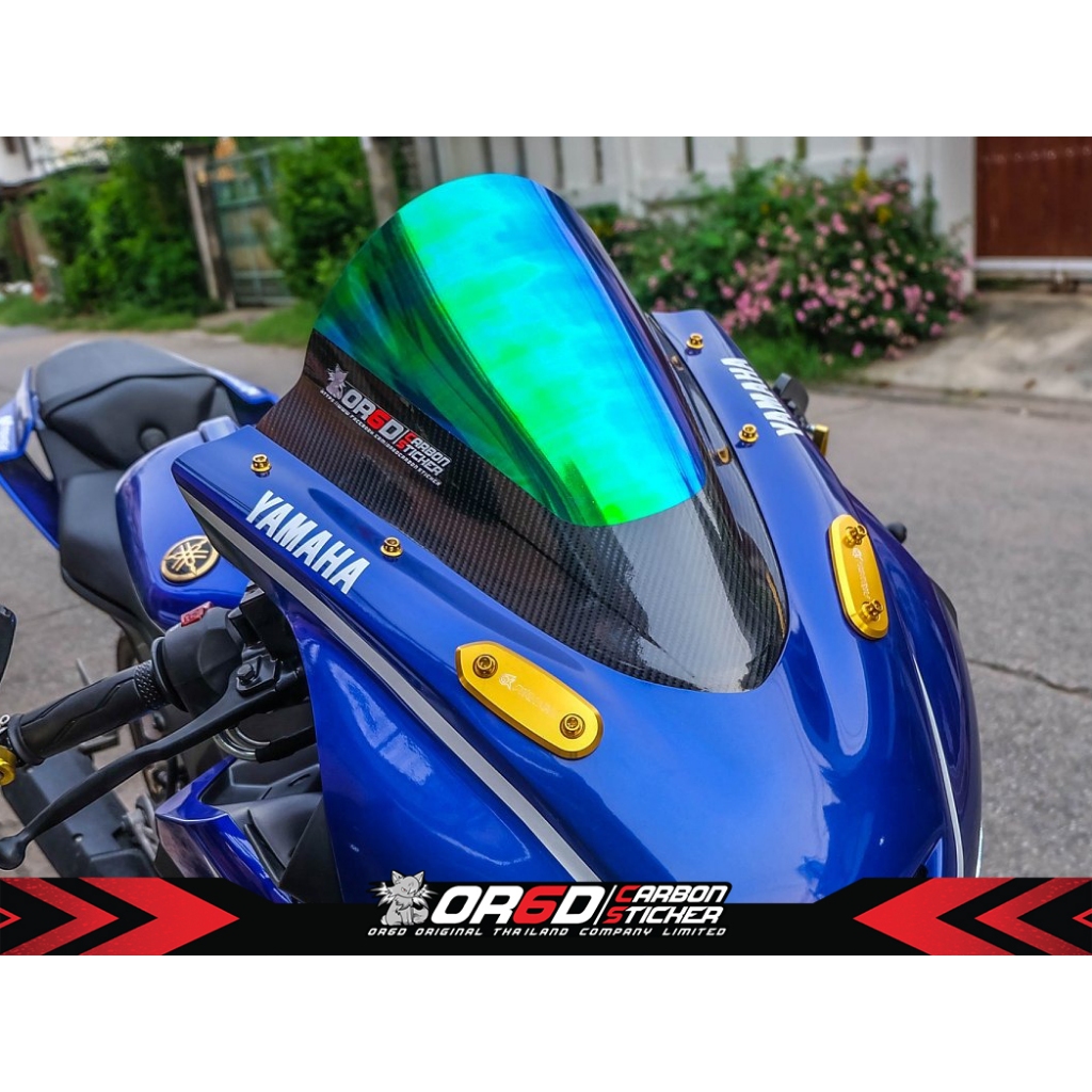 ชิว R15 New ทรง R6 สโมคเคฟล่า ทรงแท้ OR6D ( รับประกันสินค้าไม่เหมือนของที่อื่น )