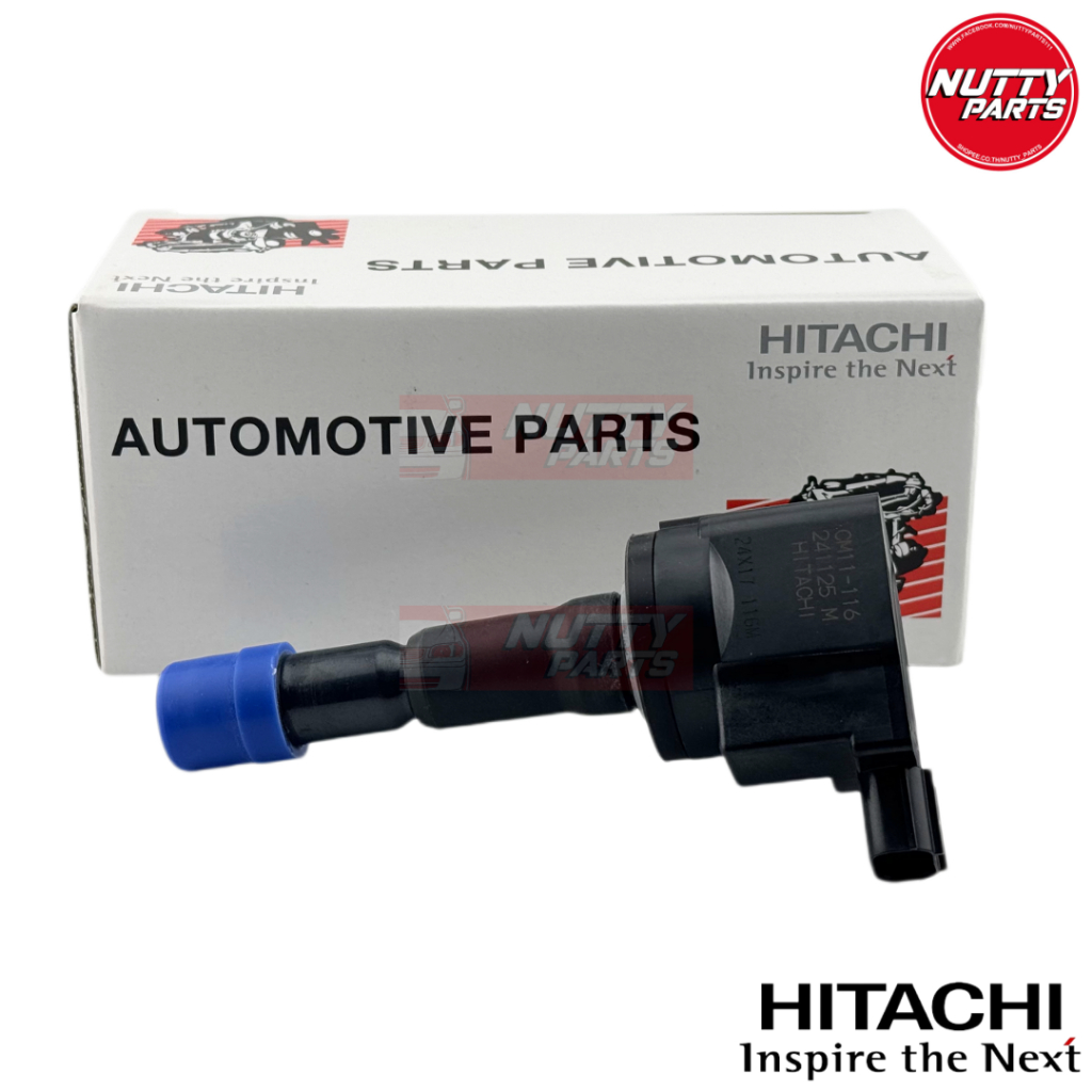 คอยล์จุดระเบิด HITACHI HONDA JAZZ GE , CITY i-VTEC FREED BRIO 2008-2013 ปลั๊กใหญ่  ICH005 CM11-116