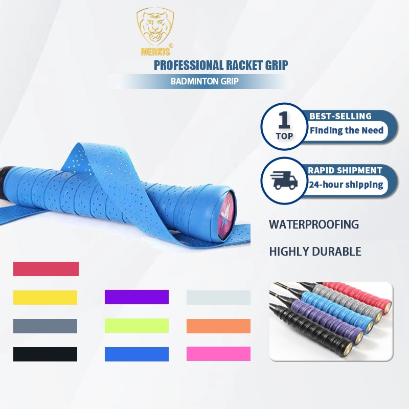 Grip AC102EX AC102C 3 ชิ้นใน 1 ม้วน / แพ็ก ด้ามจับไม้เทนนิสสังเคราะห์