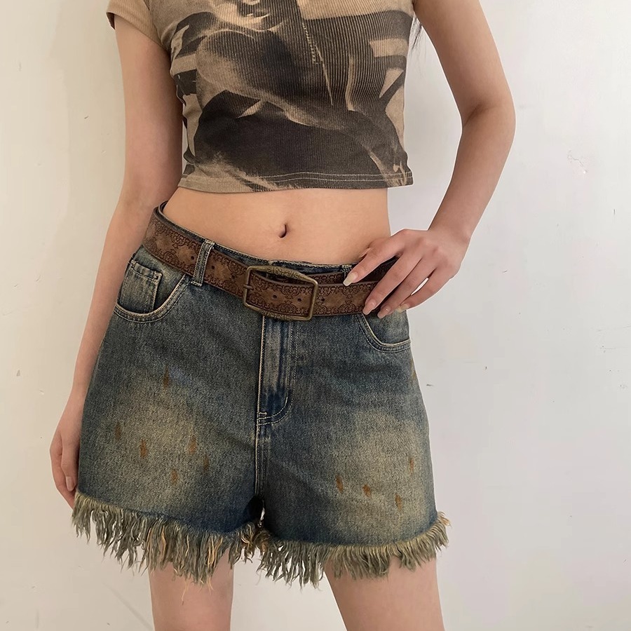 เข็มขัดสไตล์ย้อนยุค พิมพ์ลายนูน สไตล์ชาติพันธุ์ อเนกประสงค์ สีสันพื้น สัมผัสหรูหรา ดีไซน์เฉพาะ - รูปที่ 5