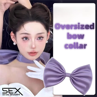 Sexy Girl🎀🎀สร้อยคอโบว์ใหญ่ เครื่องประดับสตรี✨ หลายสี ราคาถูก แมวทอมสไตล์เดียวกัน.