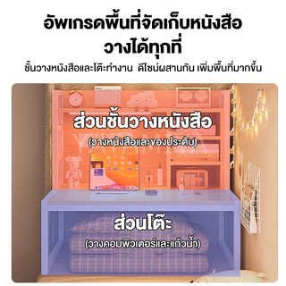 YYM โต๊ะทำงาน โต๊ะหอพัก 80*50*90CM โต๊ะคอมบนเตียง โต๊ะวางโน๊ตบุ๊ค โต๊ะบนเตียงนักเรียน บนเตียง หอพัก ง่ายและสะดวกสบาย