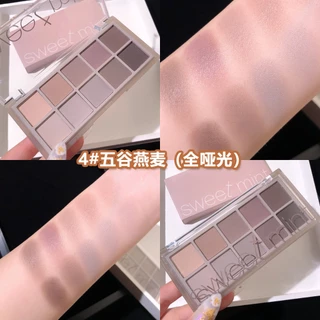 Sweet Mint อายแชโดว์พาเลท ชิมเมอร์ กันน้ํา เนื้อแมตต์ 10 สี ZP0105