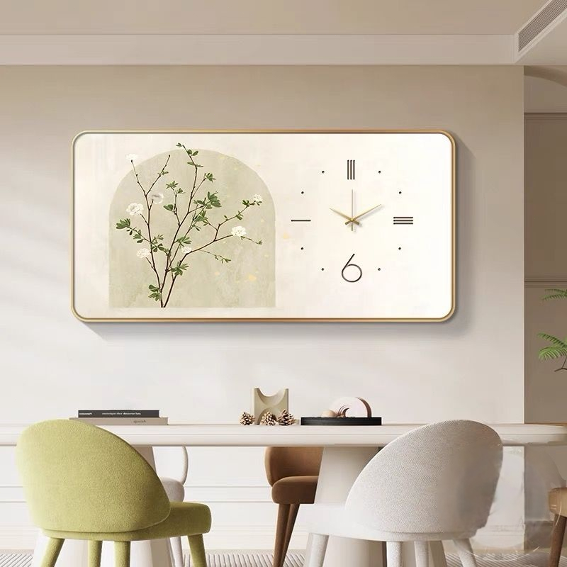 Wall clock Mural clock Mural Modern minimalist Table Wall Clock decoration clock living room creativ