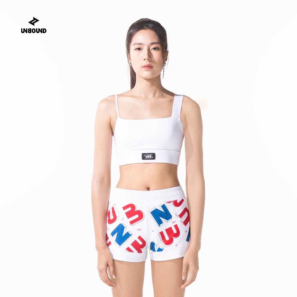 UNBOUND WHITE SAND SPORTS BRA  สปอร์ตบราผู้หญิง สีขาว