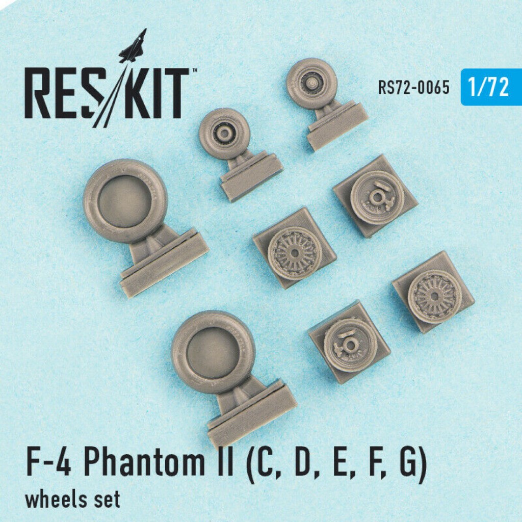 RS72-0065  F-4 (C,D,E,F) "Phantom II" wheels set (1/72)