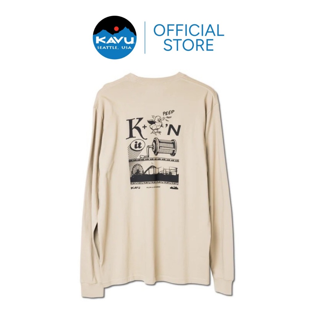 KAVU Puzzle Time เสื้อแขนยาวคาวู