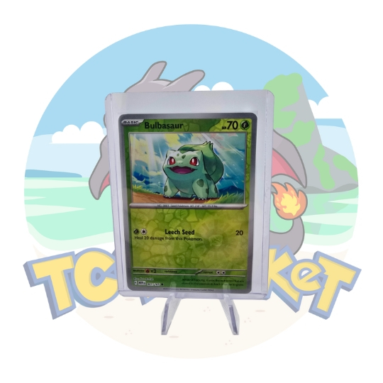 Pokemon Card "Bulbasaur Holo 001/165" ENG 151
