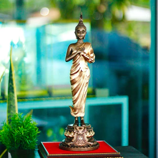 พระประจำวันเกิด แร่เหล็กน้ำพี้ หน้าตัก5นิ้ว (รุ่นใหญ่)แถมฟรีฐานรองพระ