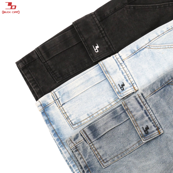 BUCKOFF :รุ่น  SCA503 JEAN กางเกง กางเกงขาสั้น กางเกงยีนส์ กางเกงยีนส์ขาสั้น