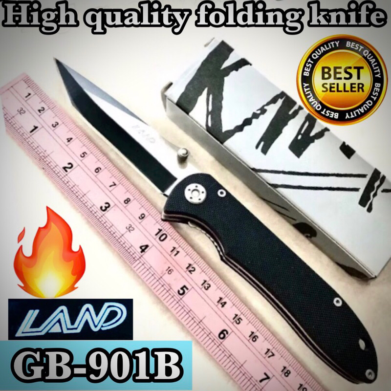 High quality folding knife Land GB-901B for collection and camping 🏕️