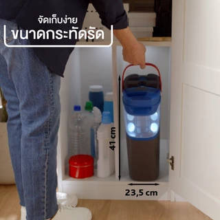 [ถังแยกน้ำดี/น้ำเสีย] Vileda H2Pro Flat Mop - วิเลดา ชุดถังรีดน้ำ เอชทูโปร ถังปั่น ม๊อบ ไม้ถูพื้น แยกน้ำดีน้ำเสีย