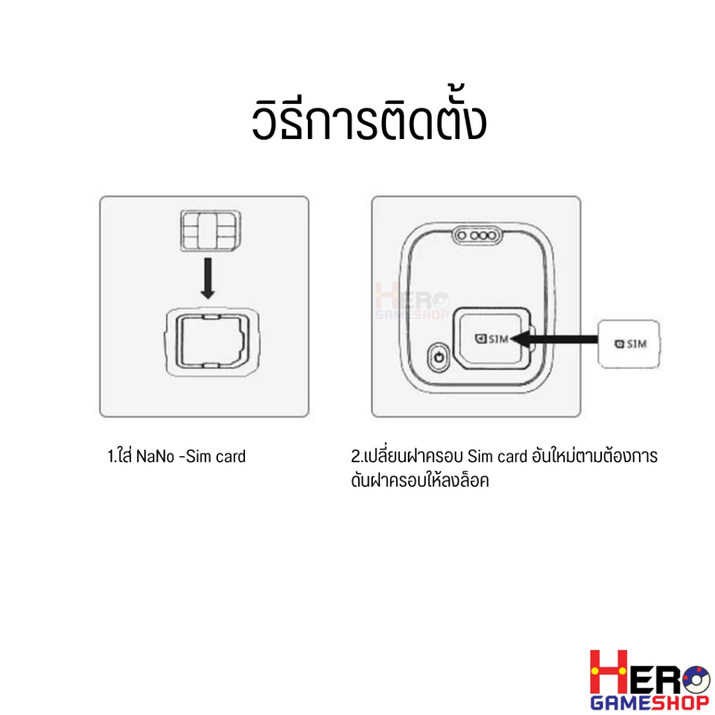 SIM cover imoo Z1 ถาดซิม ถาดใส่ซิม Sim Imoo watch Z1 DIY มีให้เลือกหลายสี 🇹🇭พร้อมส่งในไทย🇹🇭
