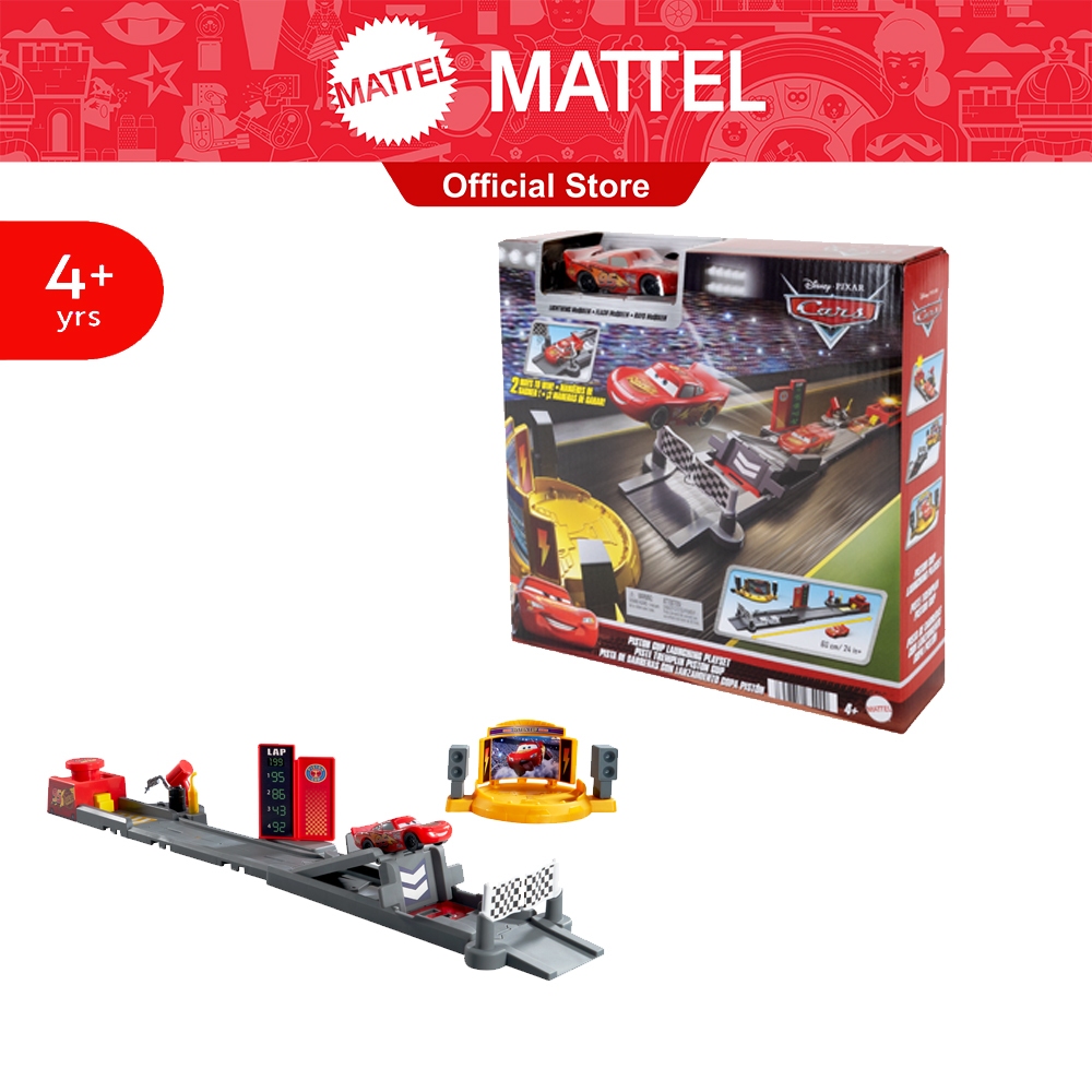 Cars LC Piston Cup Jump and Stunt Runway คาร์ส ชุดสนามพิสตันคัพผาดโผน รถของเล่น JDJ02 VN