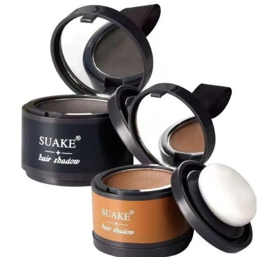 SUAKE ปกปิดหัวล้าน suake สำหรับปิดเหม่ง แป้งปิดเหม่ง ที่ปิดเหม่ง ปกปิดผมบาง ปิดผมขาว เพิ่มผมหนา ผงปิ