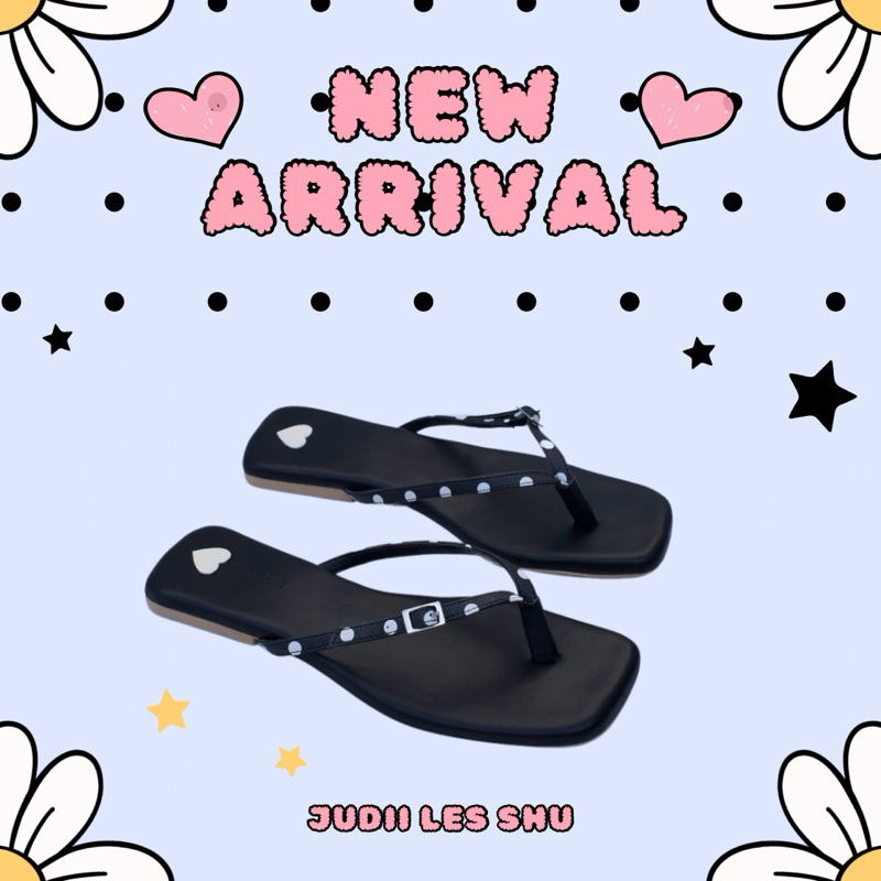 New Sugardot ก้าวสนุก รับลมร้อน กับรองเท้าแตะลาย PolkaDot Sandals (Judii les shu)