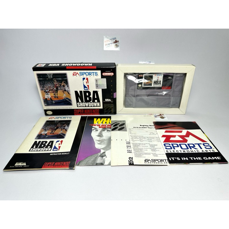 (1) ตลับแท้ Super Nintendo Entertainment System (USA)[snes]  NBA Showdown